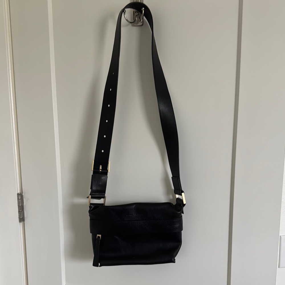 All Saints Black Shoulder Bag